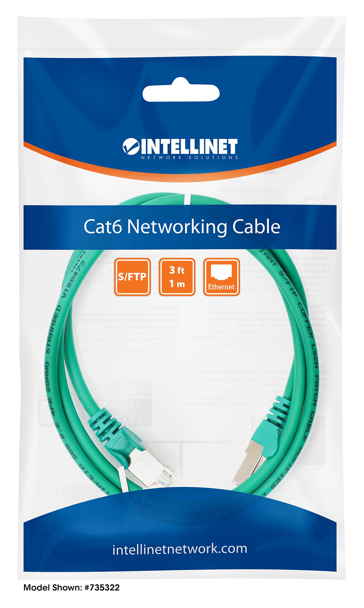 Premium Netzwerkkabel, Cat6, S/FTP Packaging Image 2