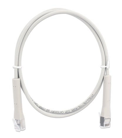 Cat6a F/FTP FlexiBoot Slim Netzwerk-Patchkabel, 0,5 m, grau Image 7