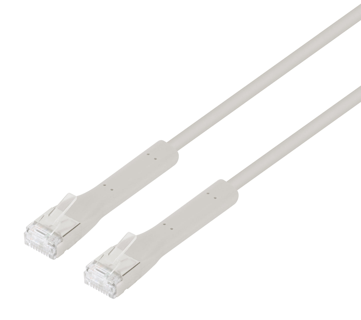 Cat6a F/FTP FlexiBoot Slim Netzwerk-Patchkabel, 1 m, grau Image 1