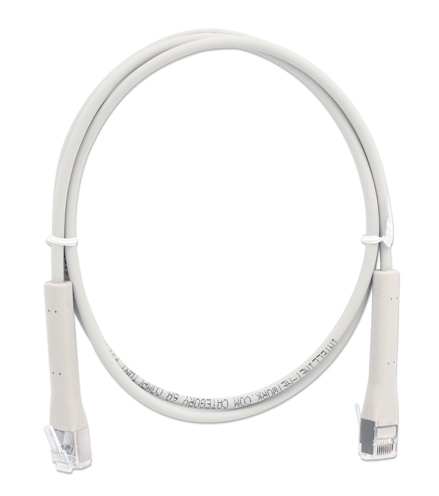 Cat6a F/FTP FlexiBoot Slim Netzwerk-Patchkabel, 1 m, grau Image 7