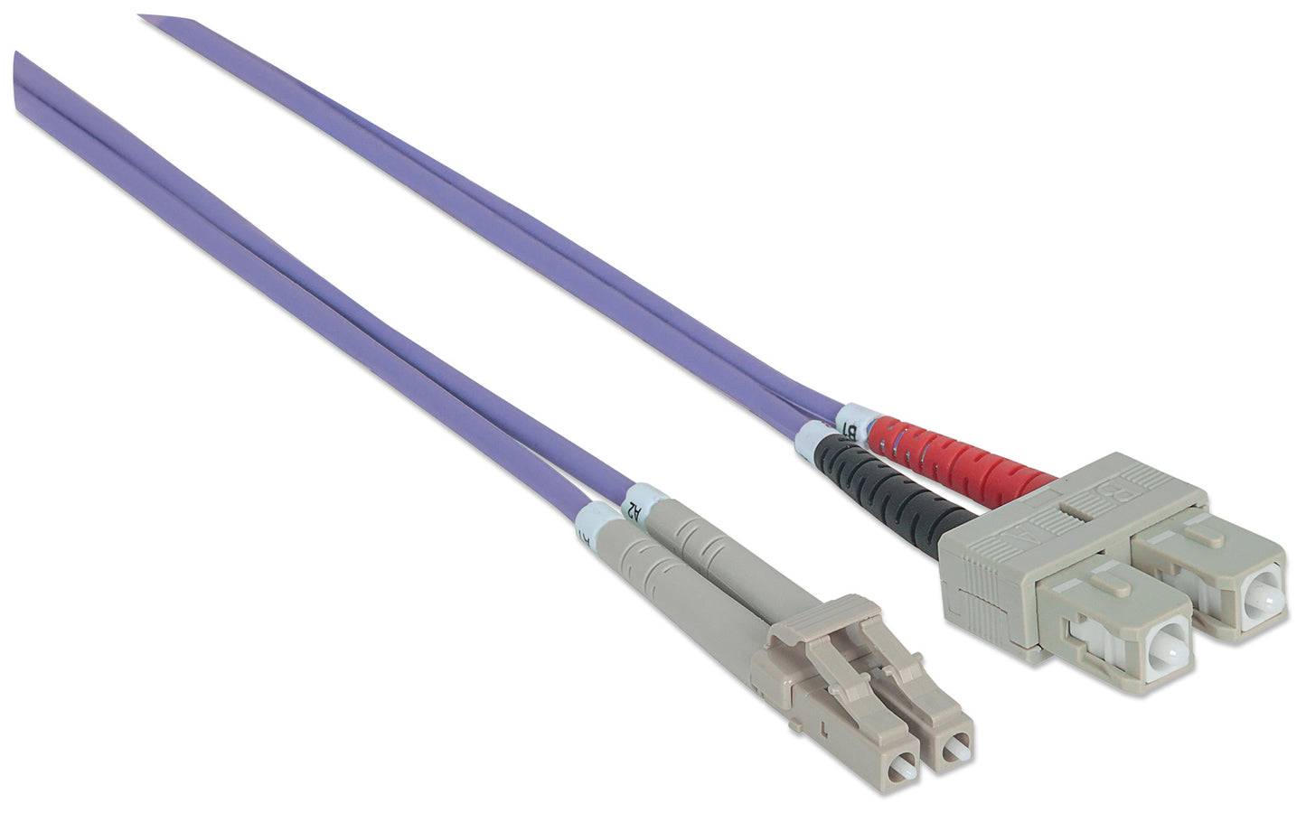 Glasfaser LWL-Anschlusskabel, Duplex, Multimode Image 3