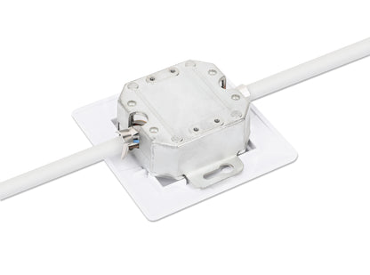 2-Port Cat6a 10G RJ45-Netzwerkdose, geschirmt Image 6