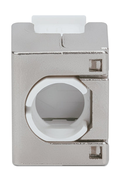 Cat6a 10G Keystone-Modul, geschirmt und werkzeuglos, silber Image 4