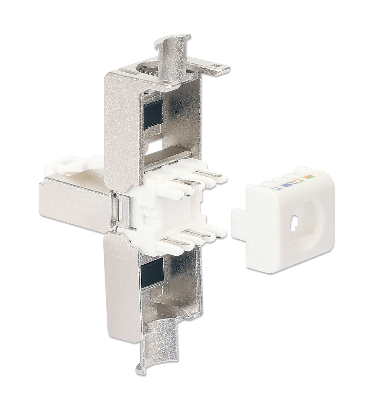 Cat6a 10G RJ45-Feldstecker, geschirmt und werkzeuglos Image 5