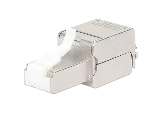 Cat6a 10G RJ45-Feldstecker, geschirmt und werkzeuglos Image 1