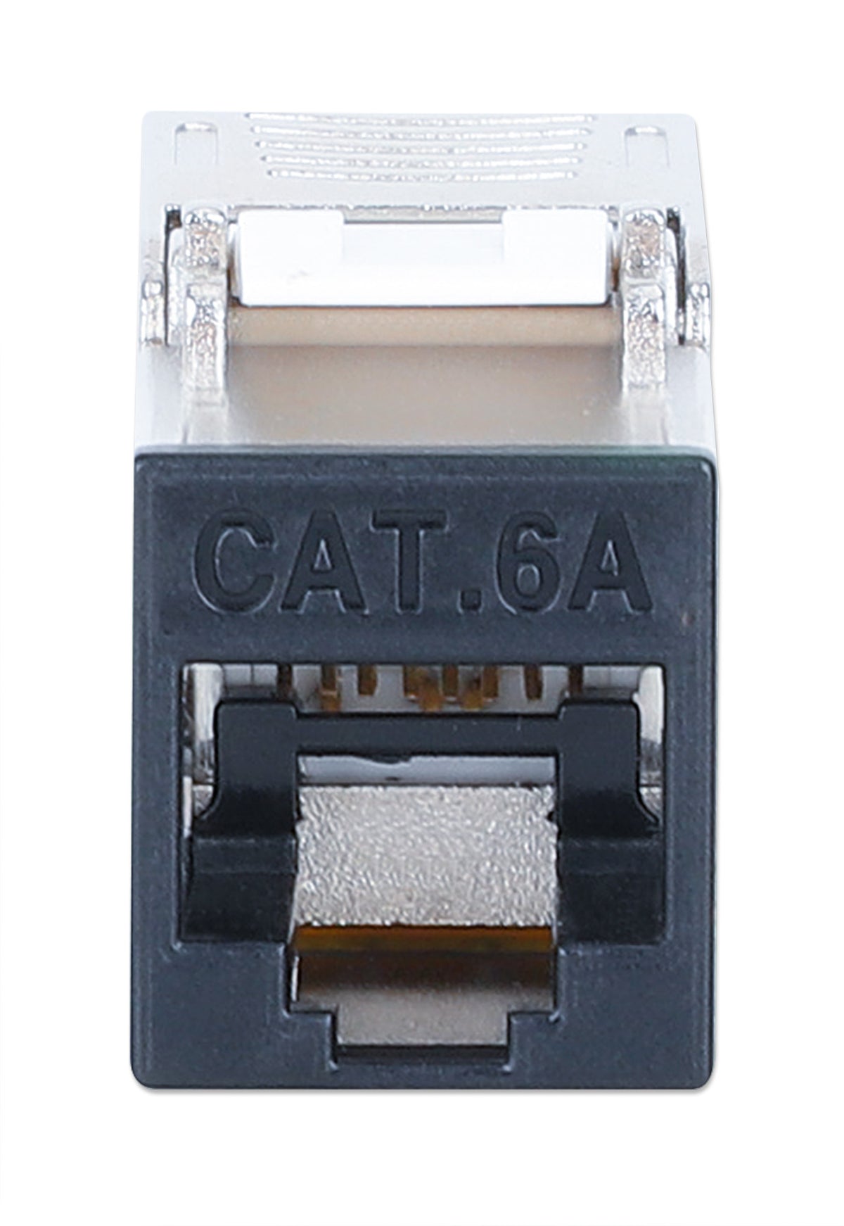Cat6a 10G Slimline Keystone-Modul, geschirmt und werkzeuglos, schwarz Image 3