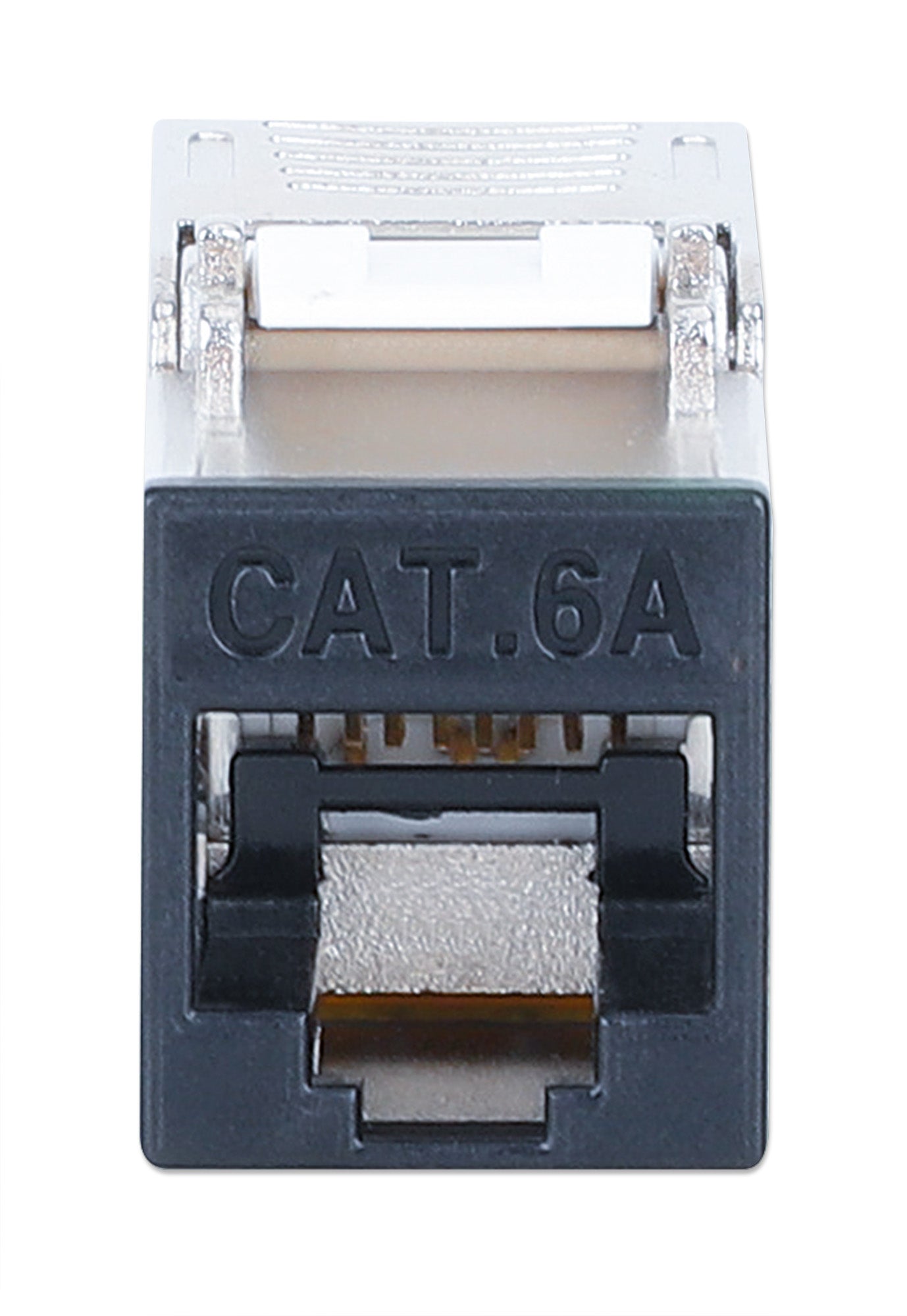 Cat6a 10G Slimline Keystone-Modul, geschirmt und werkzeuglos, schwarz Image 3