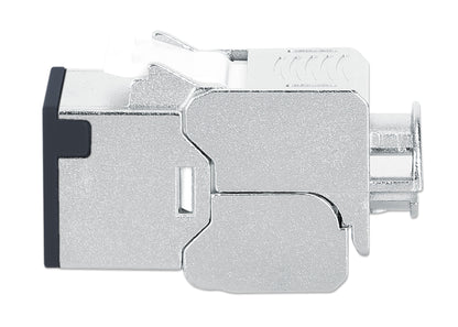 Cat6a 10G Slimline Keystone-Modul, geschirmt und werkzeuglos, schwarz Image 5