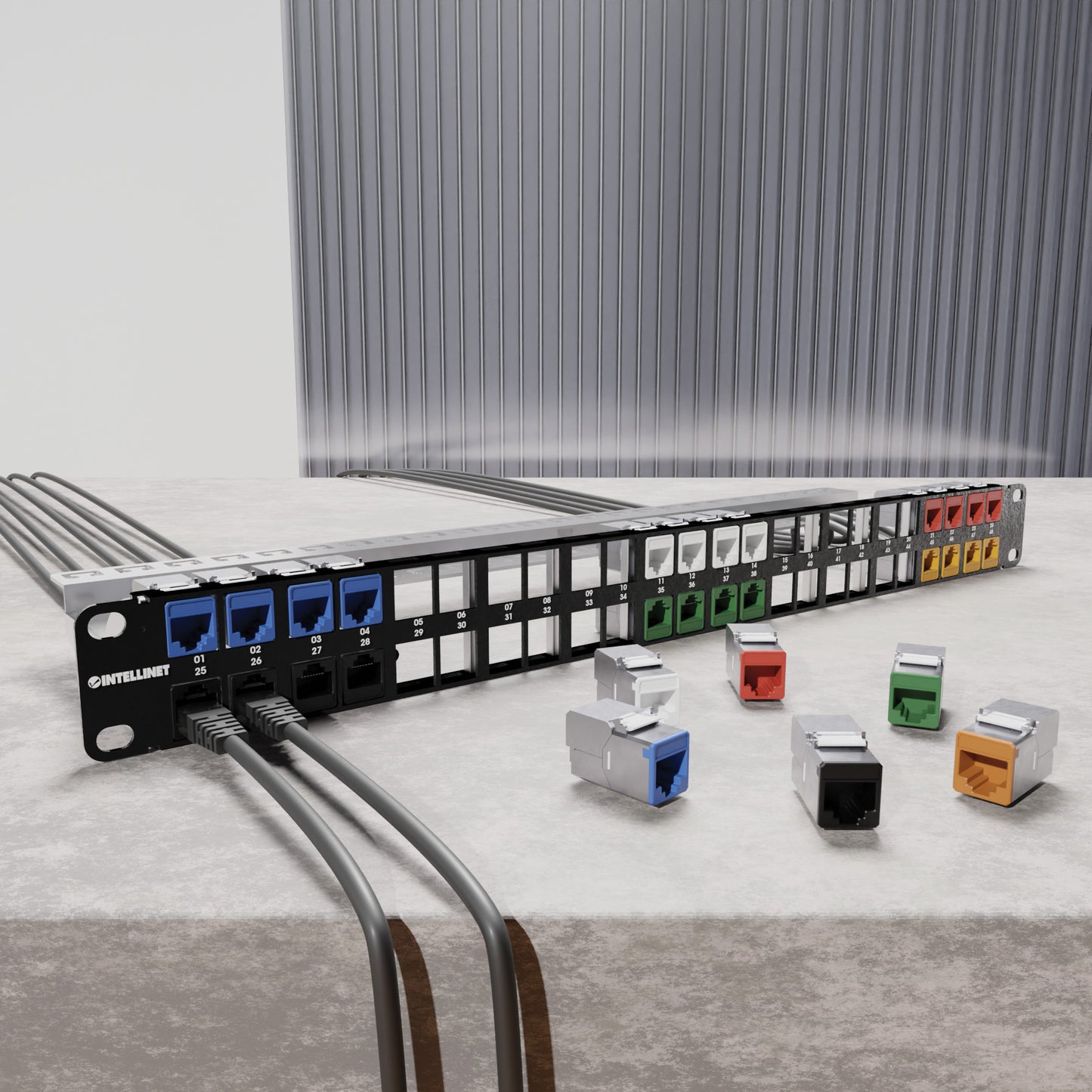 Cat6a 10G Slimline Keystone-Modul, geschirmt und werkzeuglos, rot Image 8