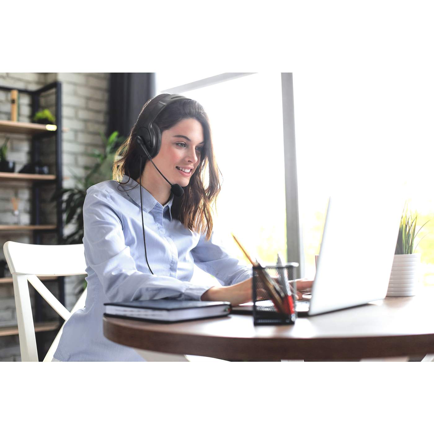 Mono USB-Headset mit beidseitig verwendbarem Mikrofon Image 9