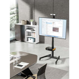 Multimedia TV-Ständer auf Rollen, werkzeuglos höhenverstellbar, für 37" bis 86" Image 2