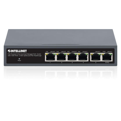 PoE-Powered 6-Port Lite Smart Managed PoE+ Switch mit 4 GbE-Ports / 2 GbE-Uplinks und PoE-Passthrough Image 6
