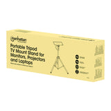 Mobiler Ständer mit Stativbeinen für Monitore, Beamer und Notebooks Packaging Image 2