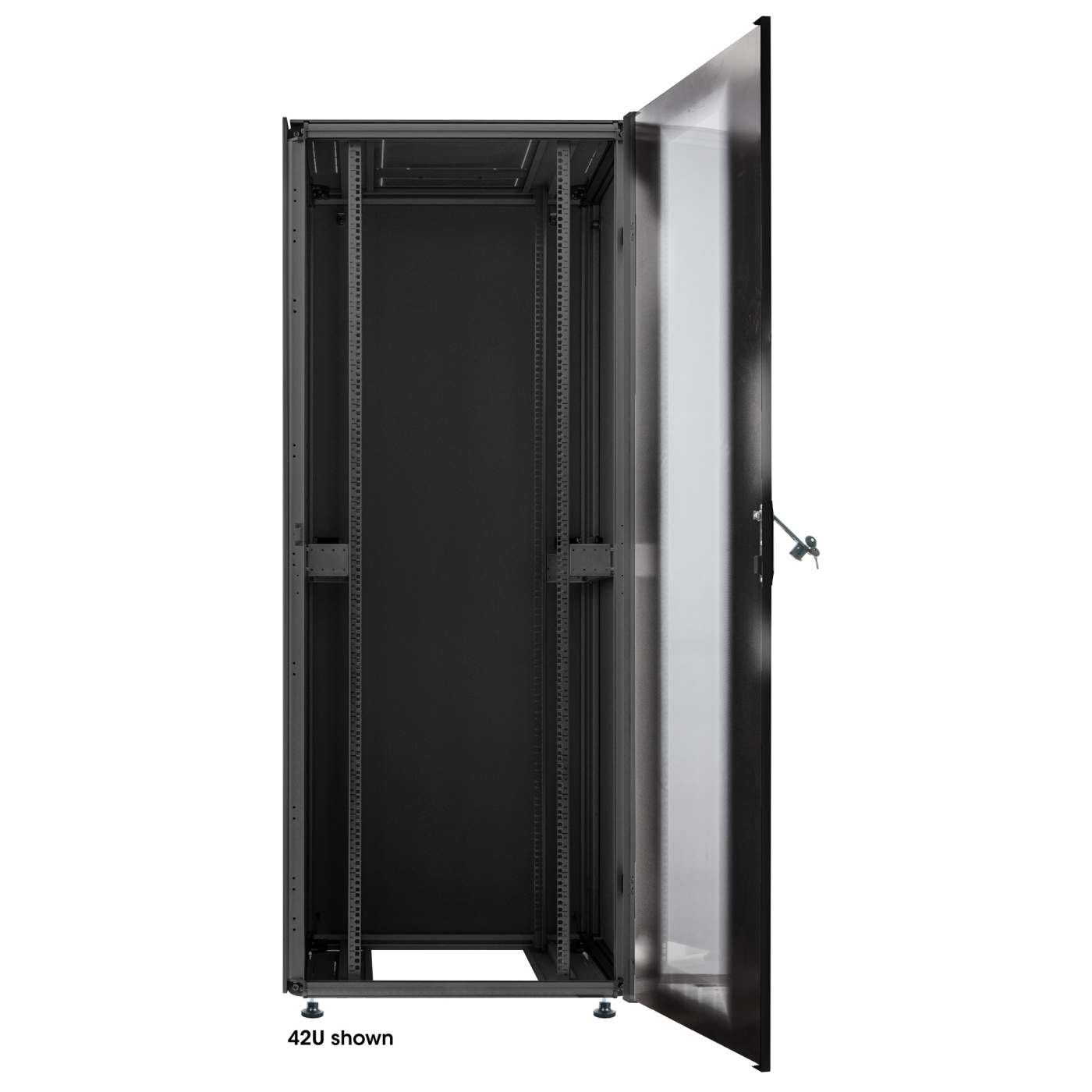 19" Netzwerkschrank, Premium Line, 32 HE, 1589 (H) x 600 (B) x 800 (T) mm, schwarz Image 3