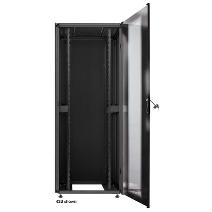 19" Netzwerkschrank, Premium Line, 32 HE, 1589 (H) x 600 (B) x 800 (T) mm, schwarz Image 3