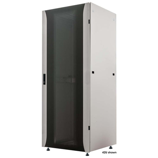 19" Netzwerkschrank, Premium Line, 32 HE, 1589 (H) x 600 (B) x 800 (T) mm, grau Image 1