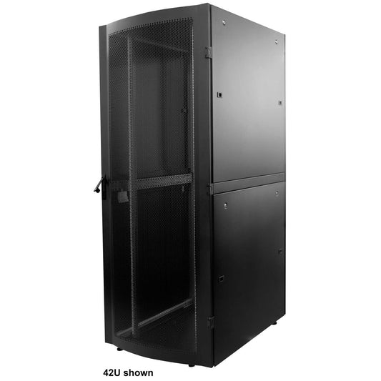 19" Serverschrank, Premium Line, 26 HE, 1322 (H) x 600 (B) x 1000 (T) mm, schwarz Image 1