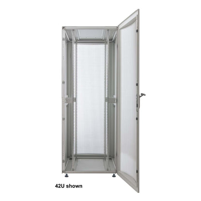 19" Serverschrank, Premium Line, 26 HE, 1322 (H) x 600 (B) x 1000 (T) mm, grau Image 4