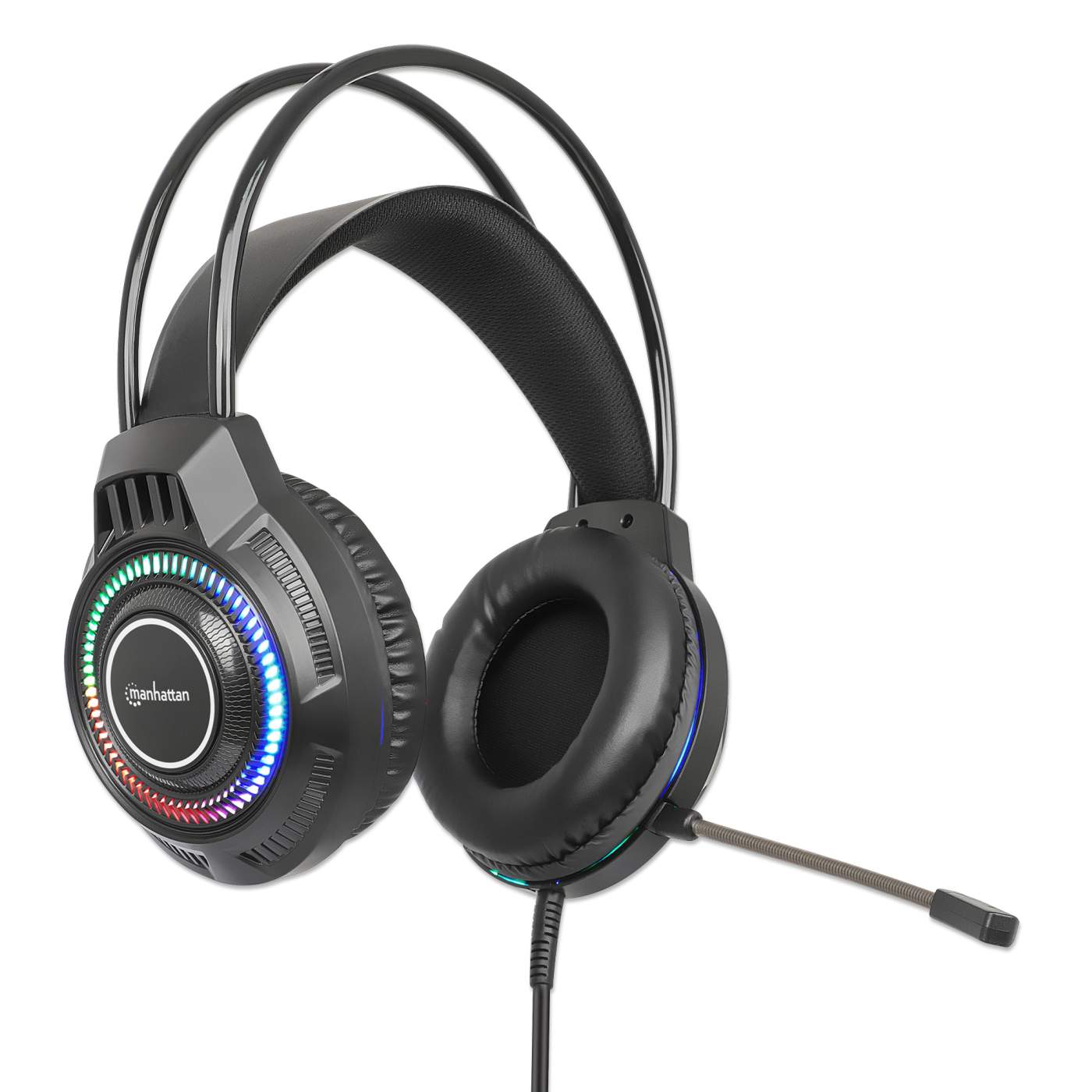 RGB LED Over-Ear USB Gaming-Headset Image 4