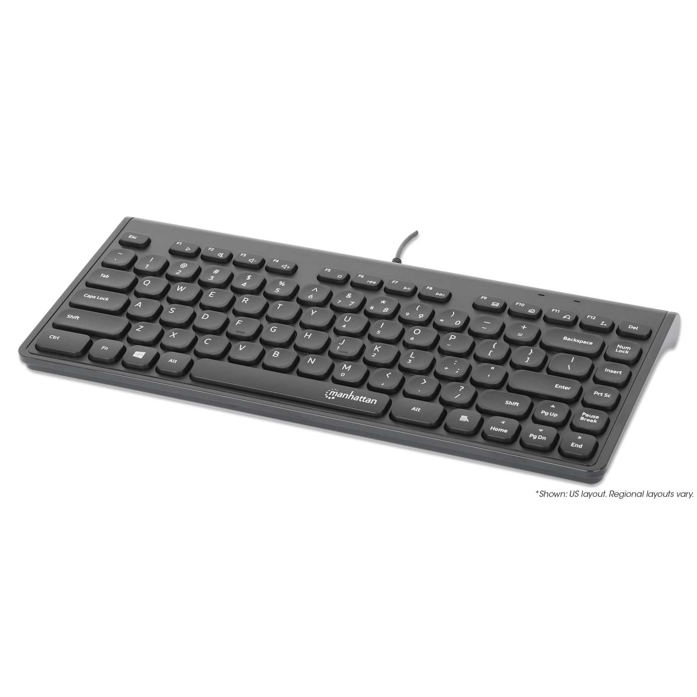 Kabelgebundene Slim USB Mini-Tastatur Image 1