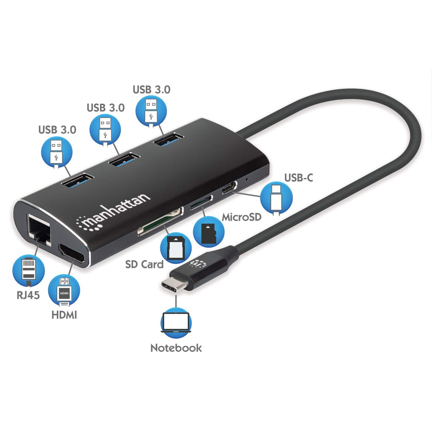 USB 3.2 Gen 1 USB-C Multiport-Adapter Image 7