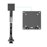 Tischhalterung mit USB-Ports und Gasdruckfeder mit extrem hoher Traglast für einen Monitor, Aluminium Image 12