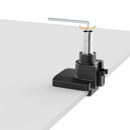Tischhalterung mit USB-Ports und Gasdruckfeder mit extrem hoher Traglast für einen Monitor, Aluminium Image 8