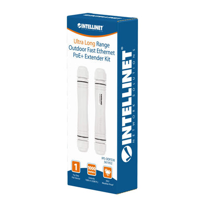 Ultra Long Range Outdoor Fast Ethernet PoE+ Extender Set Packaging Image 2