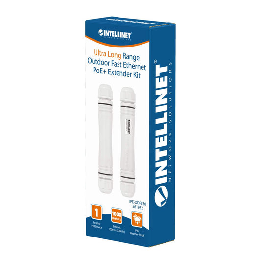 Ultra Long Range Outdoor Fast Ethernet PoE+ Extender Set Packaging Image 2