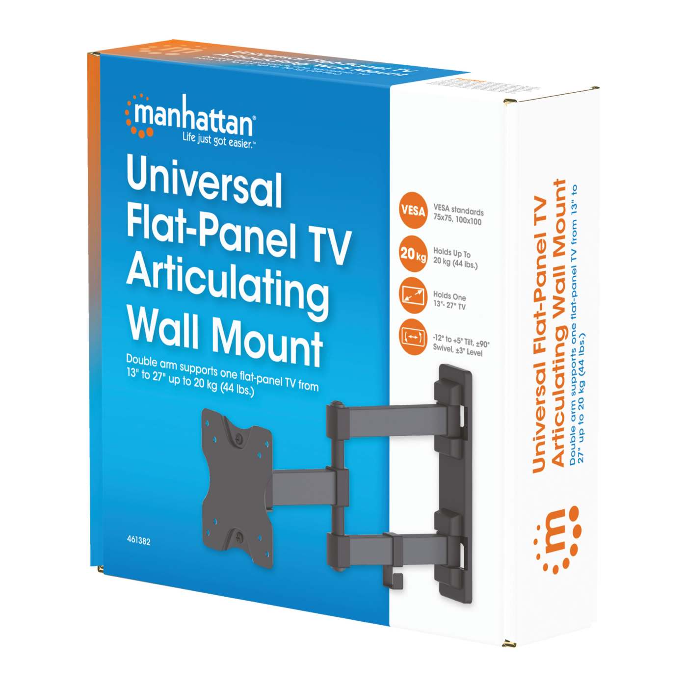 Universal TV-Wandhalterung, neig- und schwenkbar Packaging Image 2
