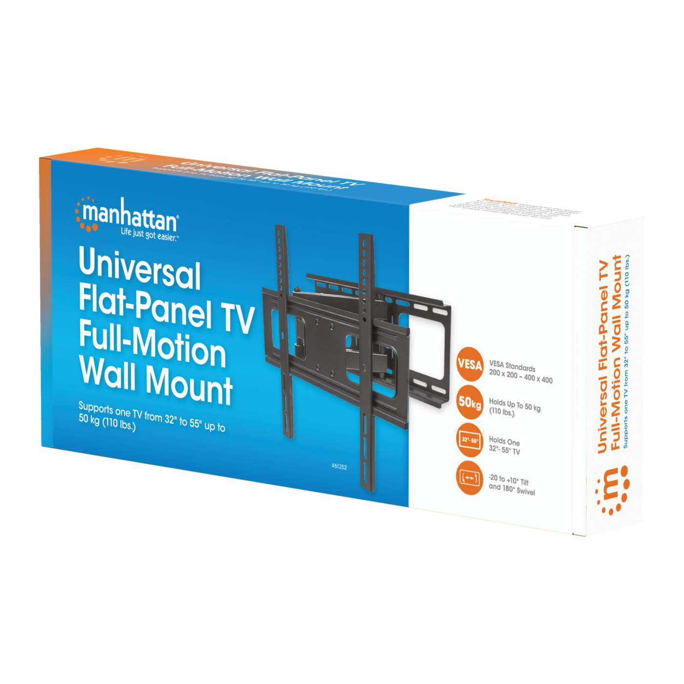 Universal TV-Wandhalterung, neig- und schwenkbar Packaging Image 2