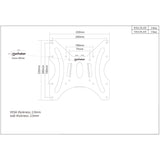 Universal TV-Wandhalterung, extra flach Image 7