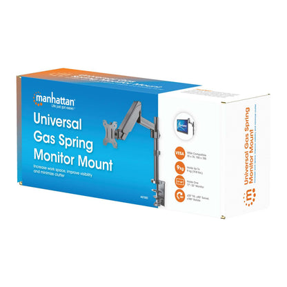 Universal-Tischhalterung mit Gasdruckfeder und höhenverstellbarem Arm für einen Monitor Packaging Image 2