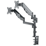 Universal-Tischhalterung mit Gasdruckfeder und höhenverstellbaren Armen für zwei Monitore Image 5