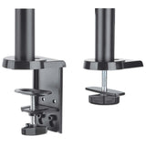 Universal-Tischhalterung mit Gasdruckfeder und höhenverstellbaren Armen für zwei Monitore Image 6