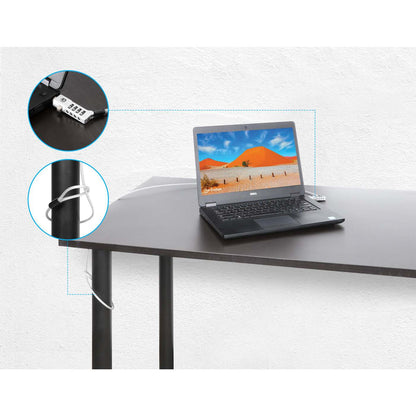 Universelles Laptopschloss mit Zahlencode für Noble Wedge®, Nano und K-Slot Image 3