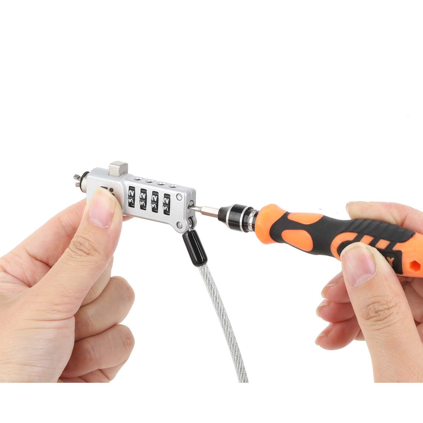 Universelles Laptopschloss mit Zahlencode für Noble Wedge®, Nano und K-Slot Image 6