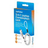 Universelles Laptopschloss mit Zahlencode für Noble Wedge®, Nano und K-Slot Packaging Image 2