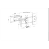 Universal Wandhalterung für Großbildschirme, neig- und schwenkbar, für 37" bis 90" Image 6