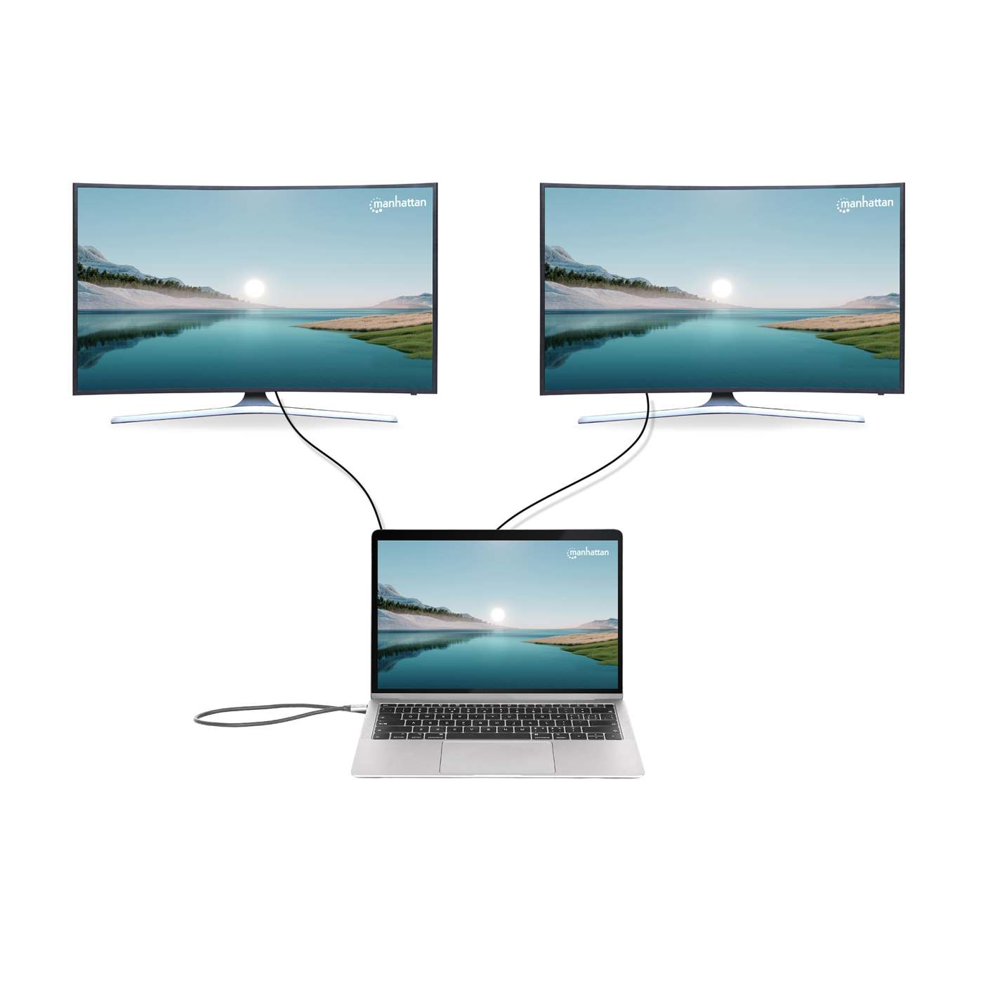 USB-C PD 10-in-1 Dual HDMI-Monitor 4K Dockingstation / Multiport-Hub Image 11