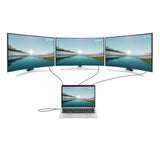 USB-C PD 12-in-1 4K Dockingstation / Multiport-Hub für drei Monitore Image 8