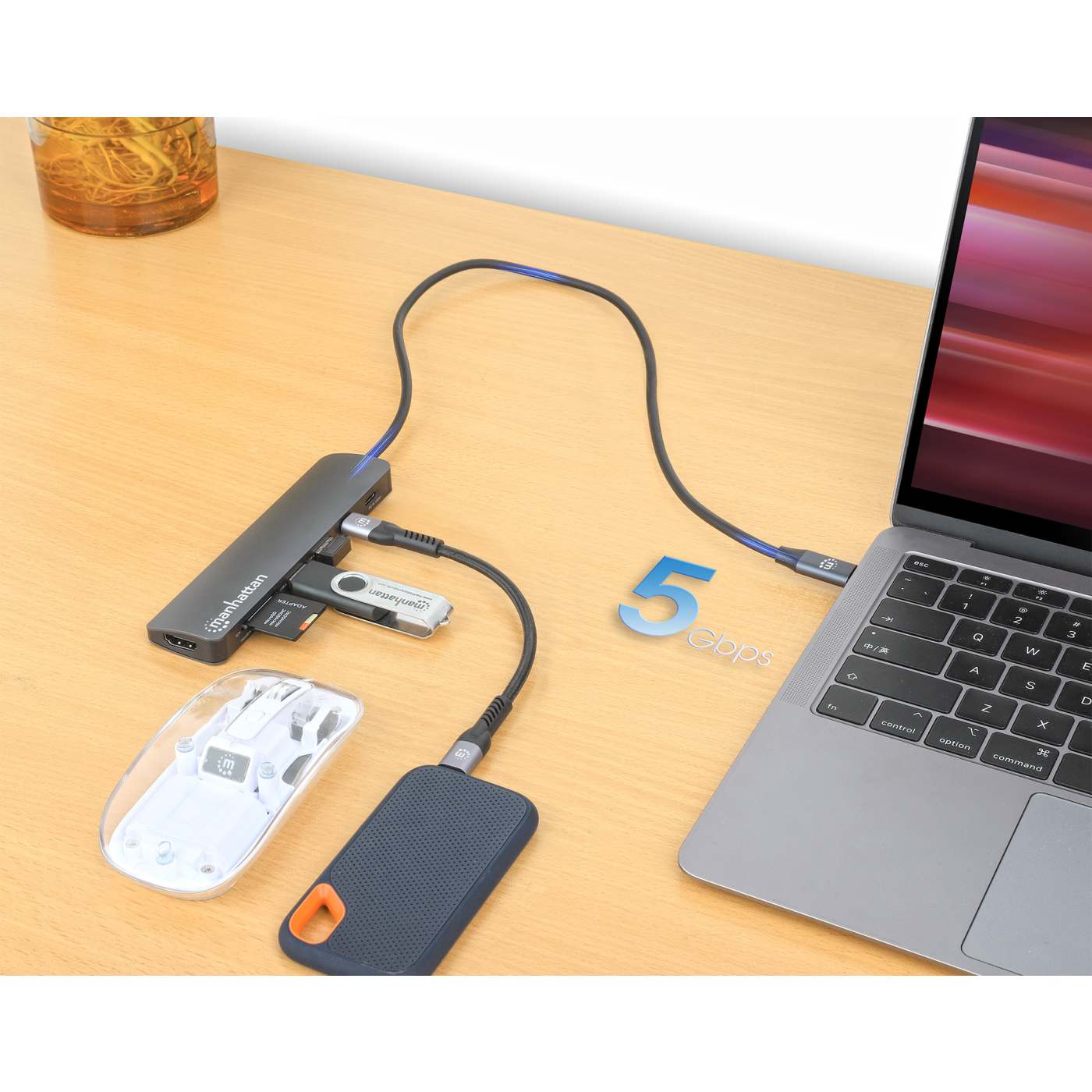 USB-C PD auf HDMI 7-in-1 4K Dockingstation / Multiport-Hub Image 4