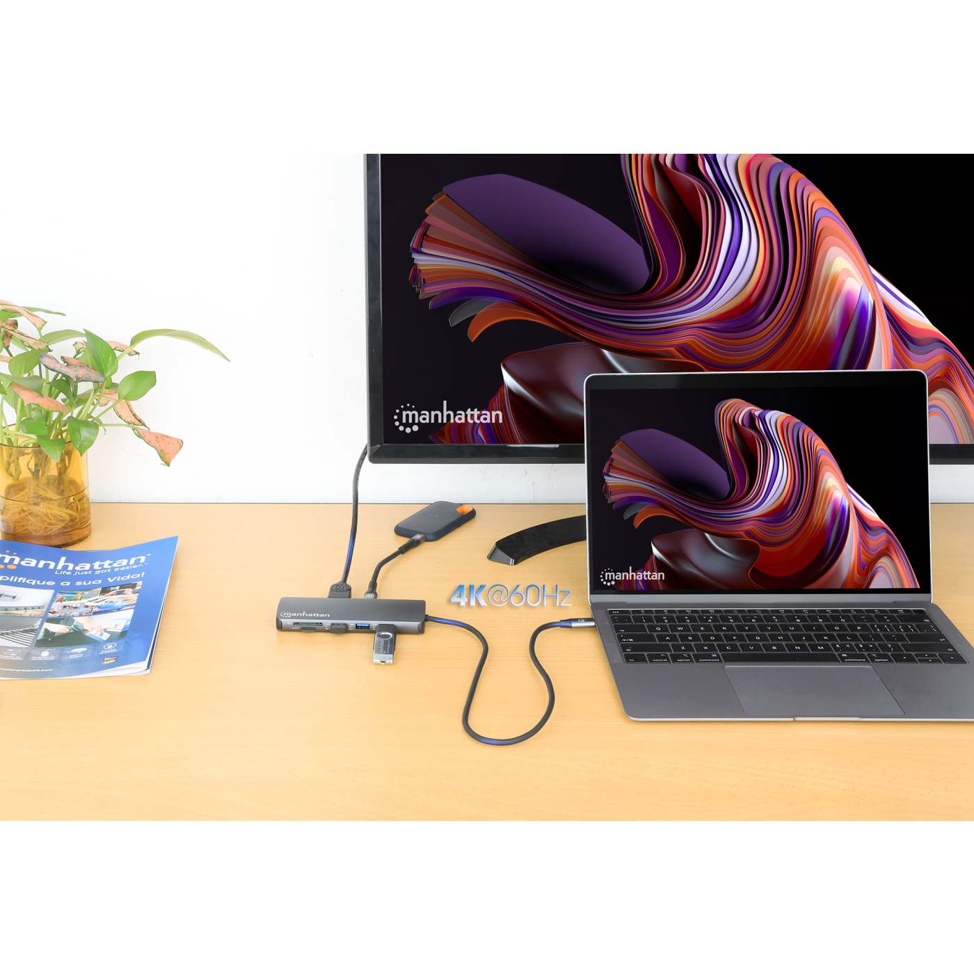 USB-C PD auf HDMI 9-in-1 4K Dockingstation / Multiport Hub Image 6