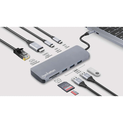 USB-C PD auf HDMI 9-in-1 4K Dockingstation / Multiport Hub Image 8