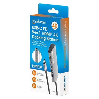 USB-C PD auf HDMI 9-in-1 4K Dockingstation / Multiport Hub Packaging Image 2