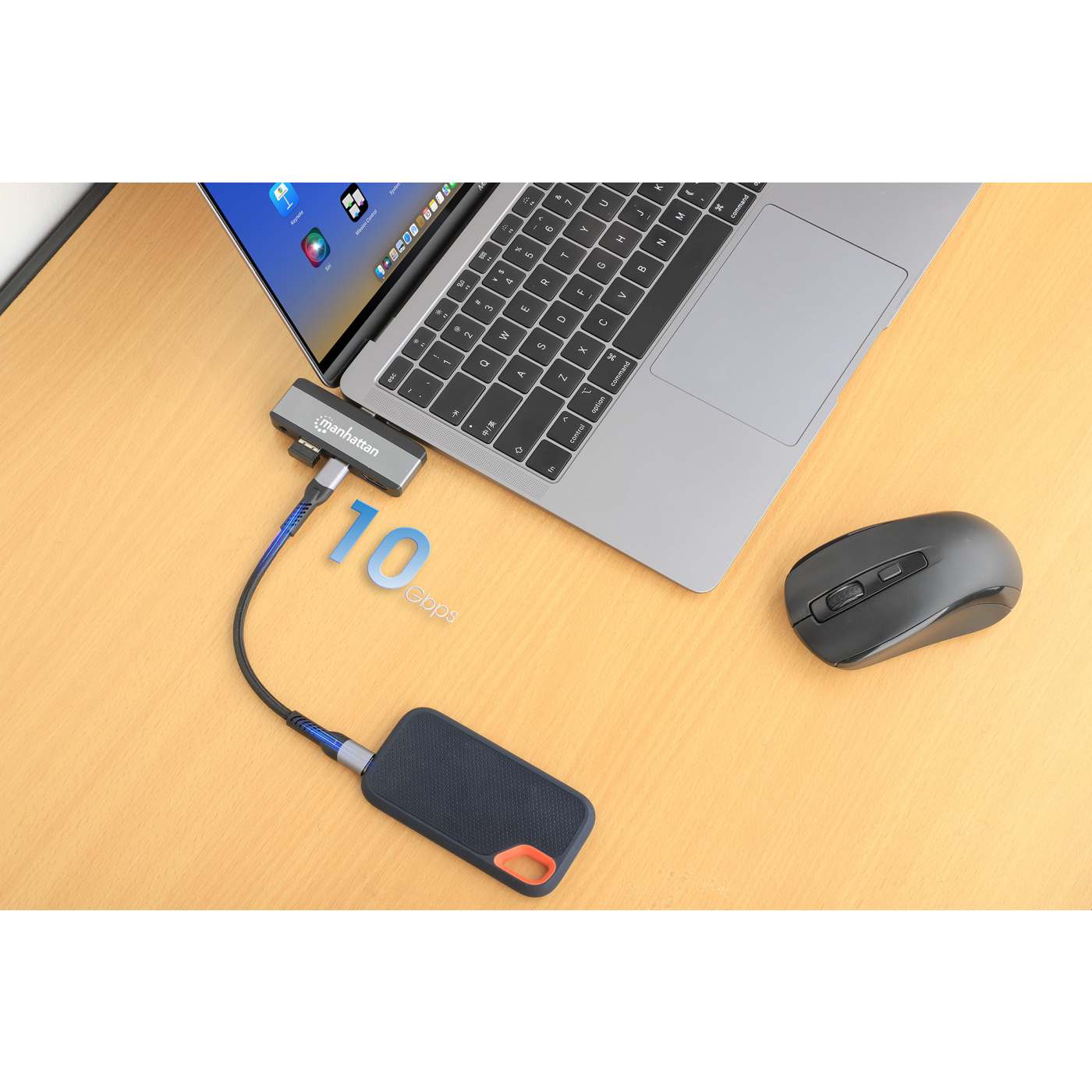 USB-C PD auf HDMI 4-in-1 Mobile Dockingstation für Laptop und Tablet  Image 5