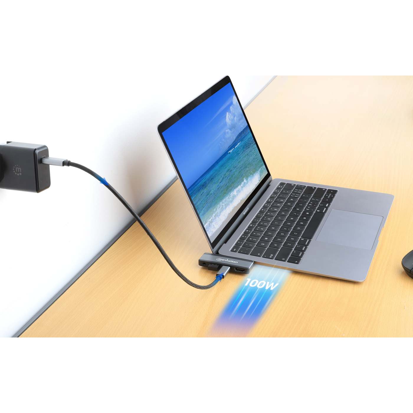 USB-C PD auf HDMI 4-in-1 Mobile Dockingstation für Tablet, Handy und Laptop Image 11