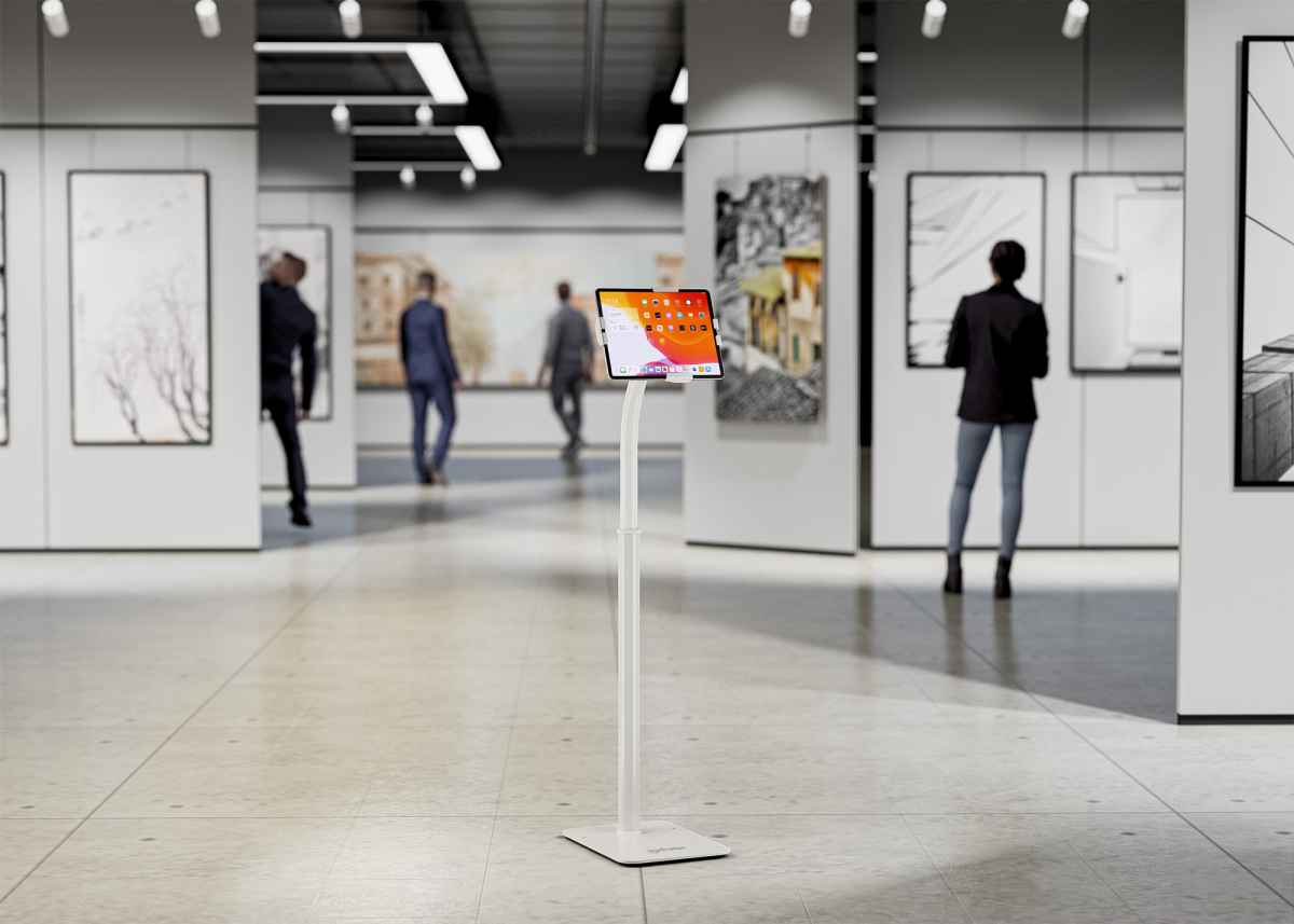 Anti-Diebstahl-Bodenständer mit Halterung für Tablet und iPad Image 14