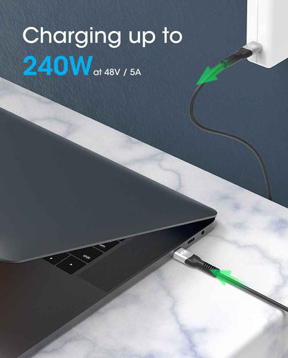 USB4 / Thunderbolt 4 Typ C 40 Gbit/s 8K Video und 240 W EPR Ladekabel / PD 3.1 Image 7