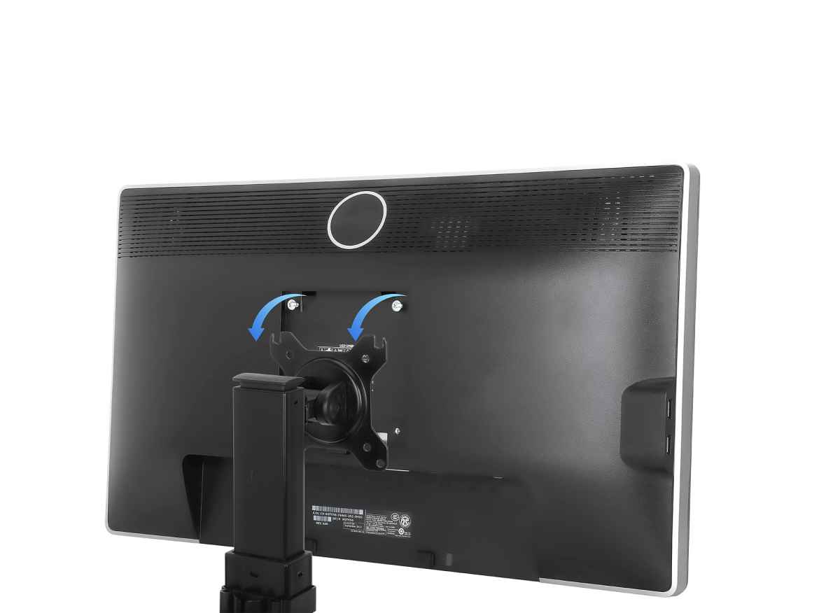 Höhenverstellbarer Standfuß mit Monitorhalterung und Gasdruckfeder für ein Display Image 9